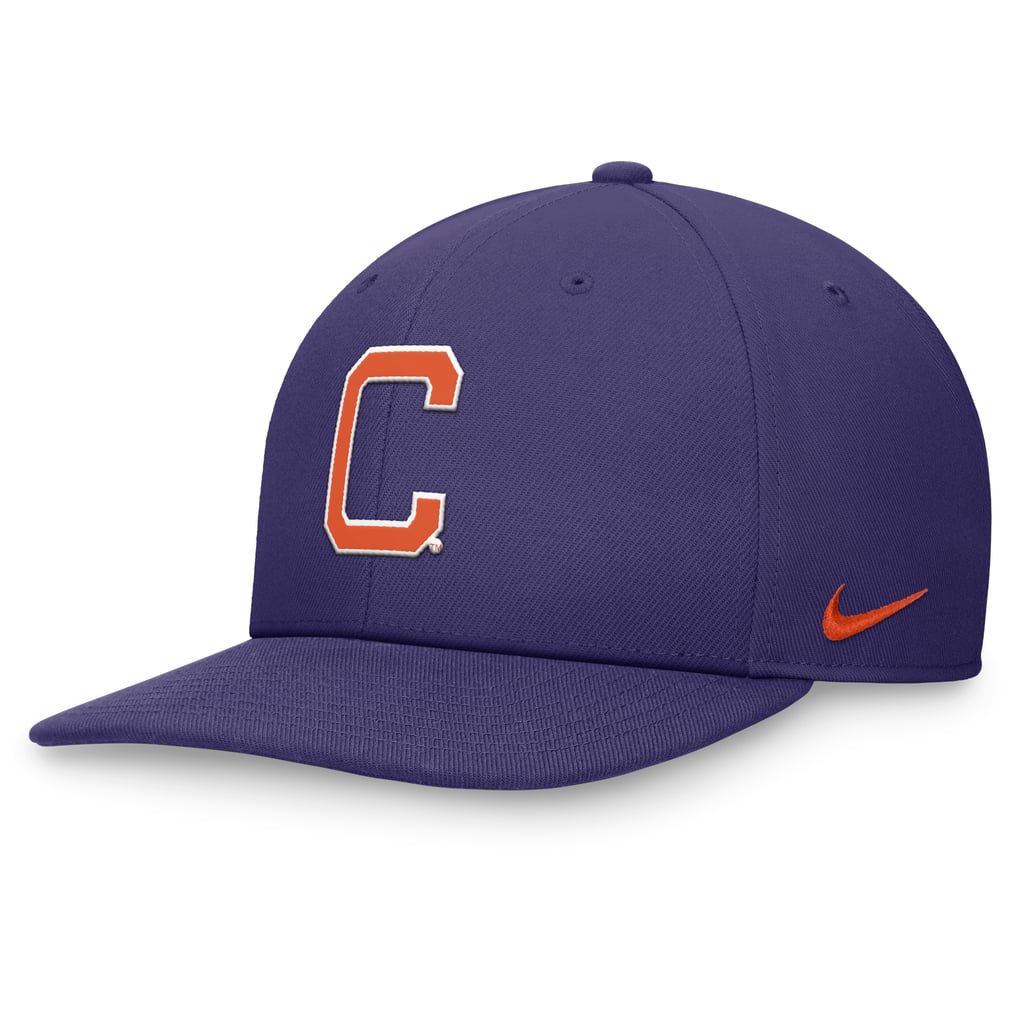 Clemson Tigers Nike Primetime Pro Snapback Hat - Purple